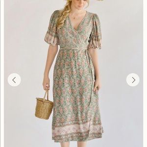 Adored Vintage Floral Flourish Dress